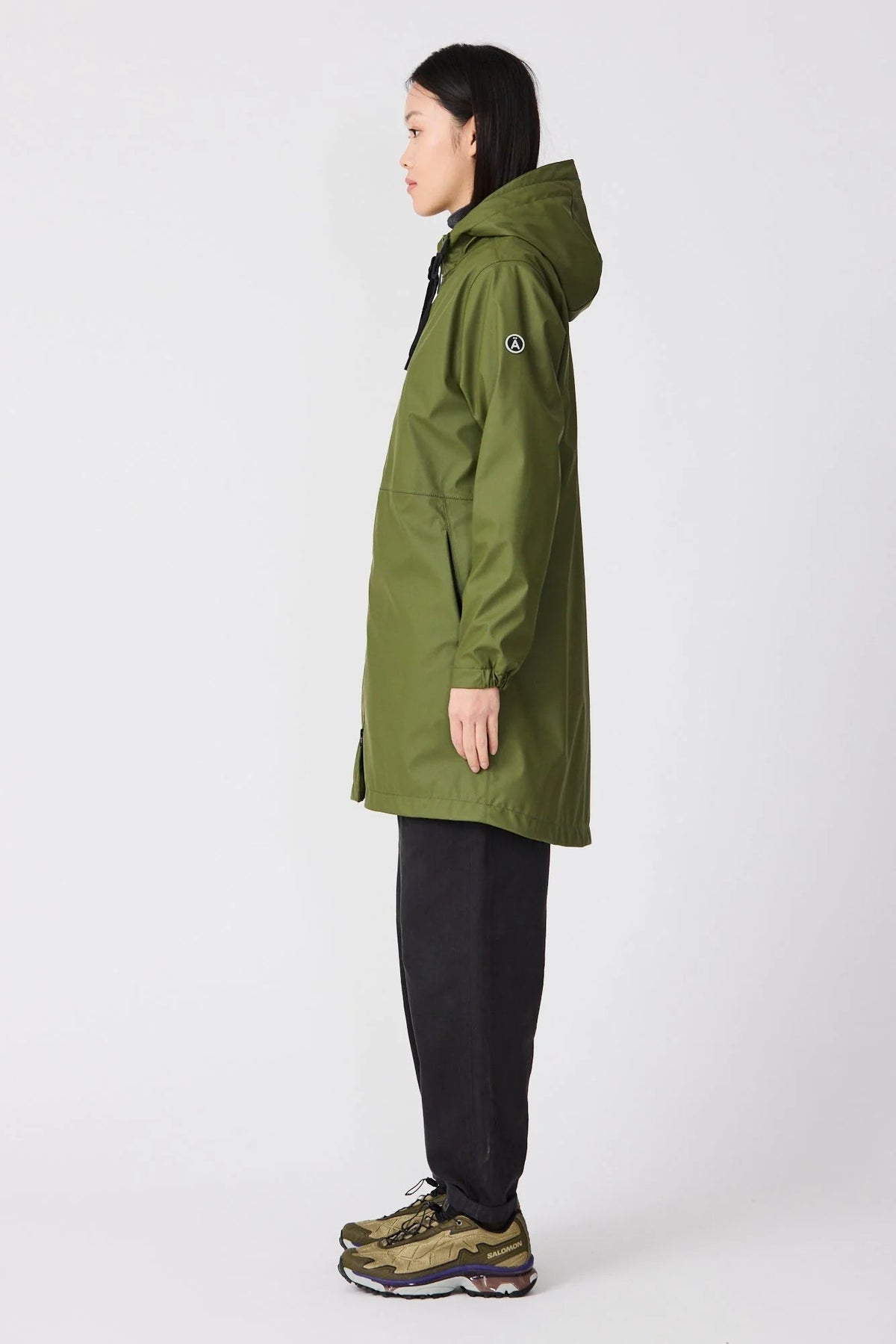 TANTÄ RAINMWEAR ABRIGO IMPERMEABLE BRONZE GREEN VAND - Dendago