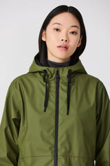 TANTÄ RAINMWEAR ABRIGO IMPERMEABLE BRONZE GREEN VAND - Dendago