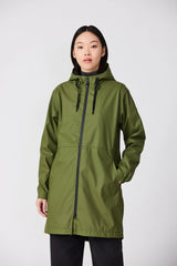 TANTÄ RAINMWEAR ABRIGO IMPERMEABLE BRONZE GREEN VAND - Dendago