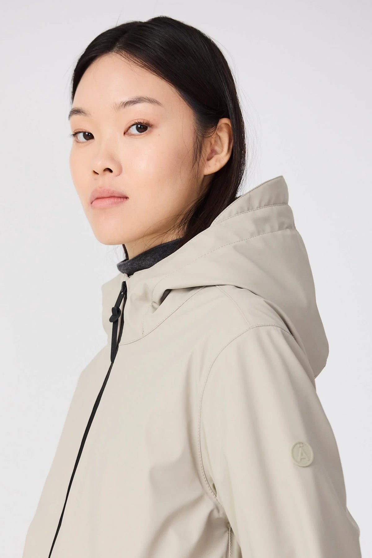TANTÄ RAINMWEAR ABRIGO LARGO STONE GREY TORMENTA - Dendago