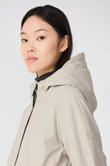 TANTÄ RAINMWEAR ABRIGO LARGO STONE GREY TORMENTA - Dendago