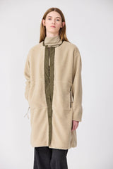 TANTÄ RAINMWEAR ABRIGO SHERPA STONE GREY DRIVOTRA - Dendago