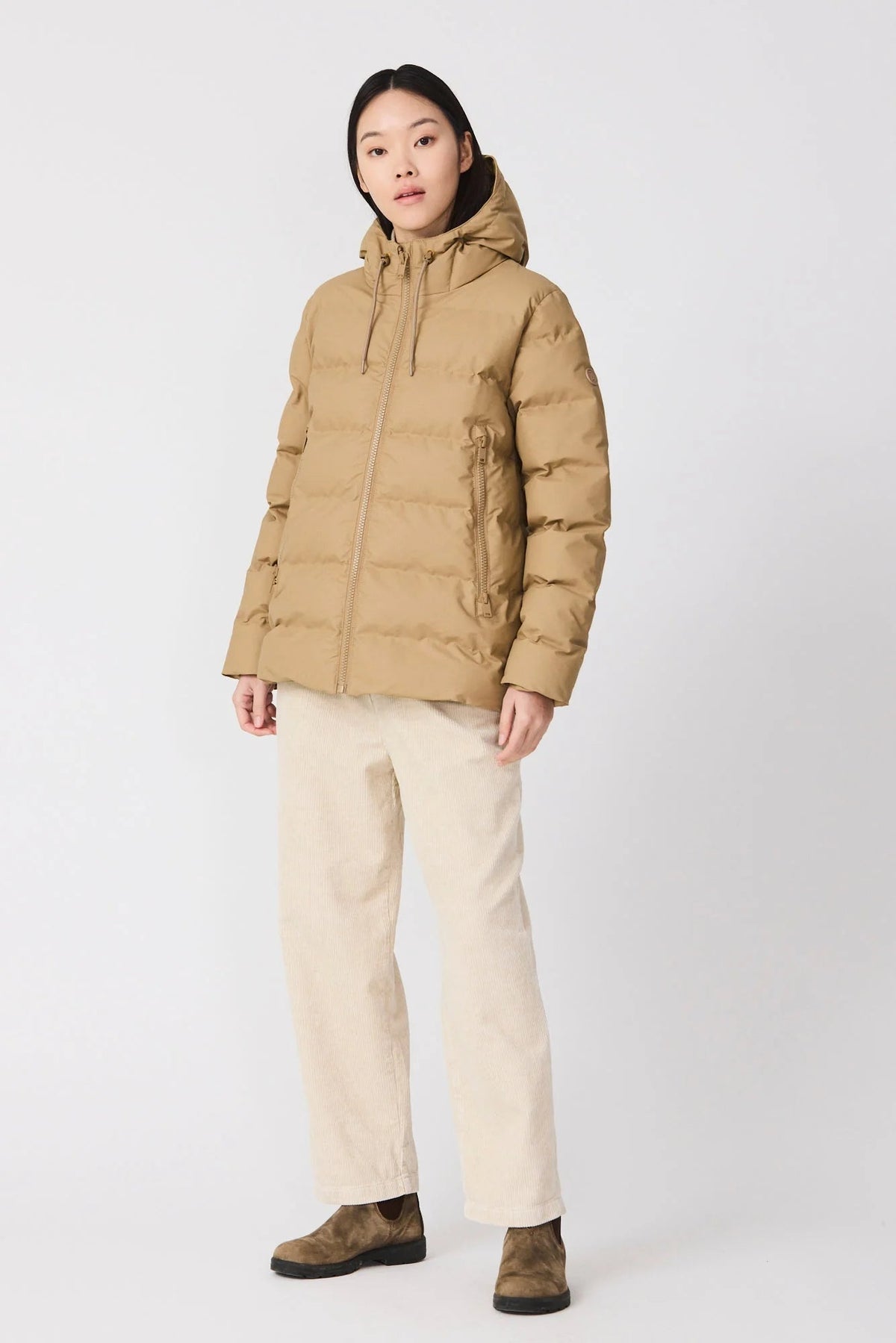 TANTÄ RAINWEAR PLUMIFERO CORTO KELP NIEVE - Dendago