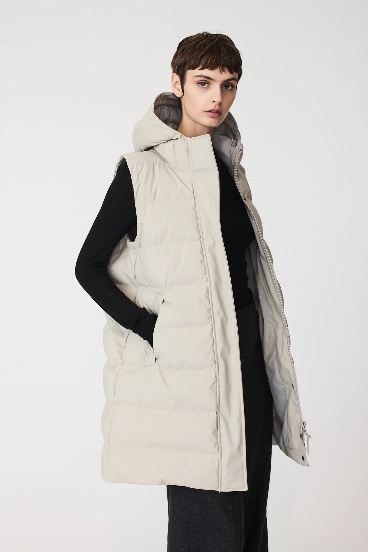 TANTÄ RAINWEAR PLUMIFERO STONE GREY STUHI - Dendago