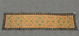 Tapiz naranja de algodón con lentejuelas. 190 x 40 cm - Dendago