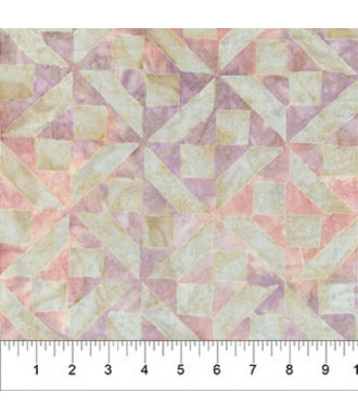 Tela Batik Northcott Banyan Quilt Inspired Backgrounds 80910-27 Verde 1