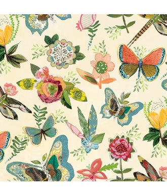 Tela Benartex Be The Light Garden Of Light Allover Ltyelow 1