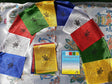 Tira de banderas tibetanas mini para interior - Dendago