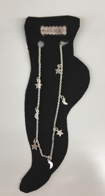 Tobillera plata de ley - Dendago