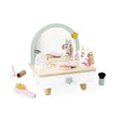 Tocador de mesa infantil con diseño de unicornio de Janod, fabricado en madera y decorado con colores suaves y detalles mágicos para el juego simbólico y la imaginación de los niños.