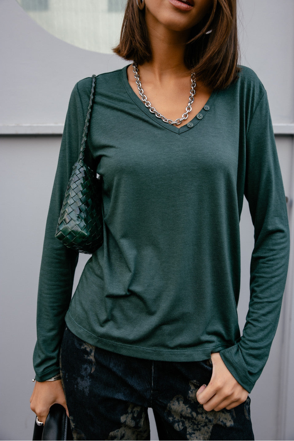Camiseta con logo de strass en la espalda Torina Icon pineneedle Freeman T.Porter