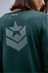 Camiseta con logo de strass en la espalda Torina Icon pineneedle Freeman T.Porter