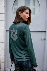 Camiseta con logo de strass en la espalda Torina Icon pineneedle Freeman T.Porter