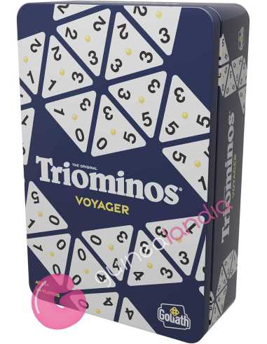 Triominos Viaje Caja Metálica - Dendago