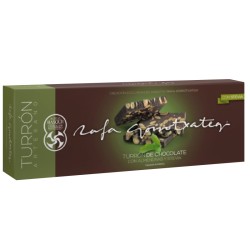 Turrón de Chocolate 72% con almendra marcona 1
