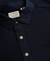 Polo  clásico de manga larga estilo preppy azul marino intenso Superdry&Co