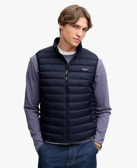 Chaleco acolchado Fuji Lite azul marino eclipse Superdry&Co