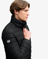 Chaqueta acolchada Fuji de peso medio negro azabache Superdry&Co