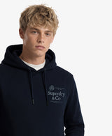 Sudadera con capucha relajada de la compañía 1954 azul marino oscuro Cuperdry&Co