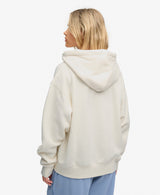 Sudadera con capucha y cremallera forrada de piel de lujo blanco roto hueso del desierto Superdry&Co