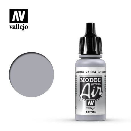 Vallejo Model Air 71.064 Cromo (Metalizado) - Dendago