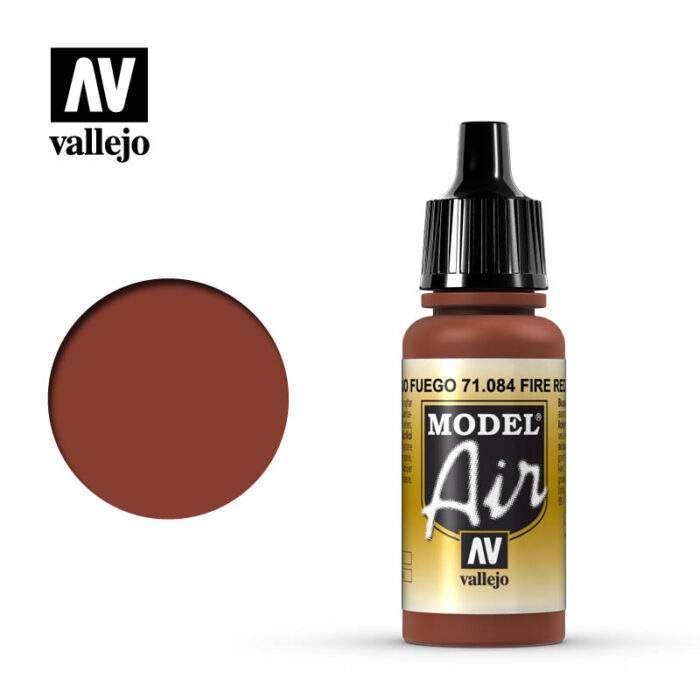 Vallejo Model Air 71.084 Rojo fuego - Dendago