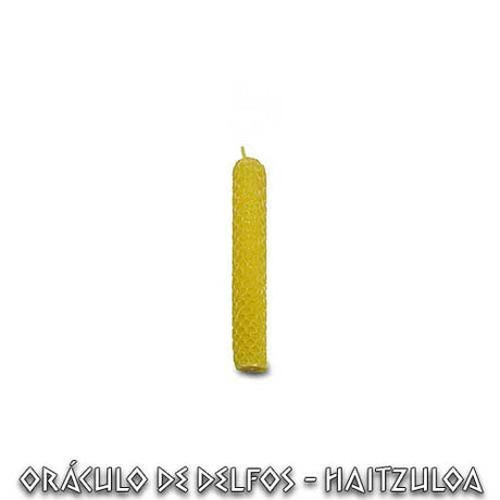 Vela Artesanal de Cera Virgen Panal - Dendago