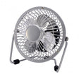 Ventilador de sombremesa metálico cromado - Dendago