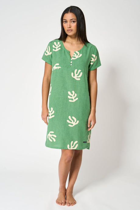 VESTIDO BATELA ALGAS - Dendago