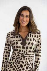 VESTIDO CAMISERO ANIMAL PRINT BMB&CO