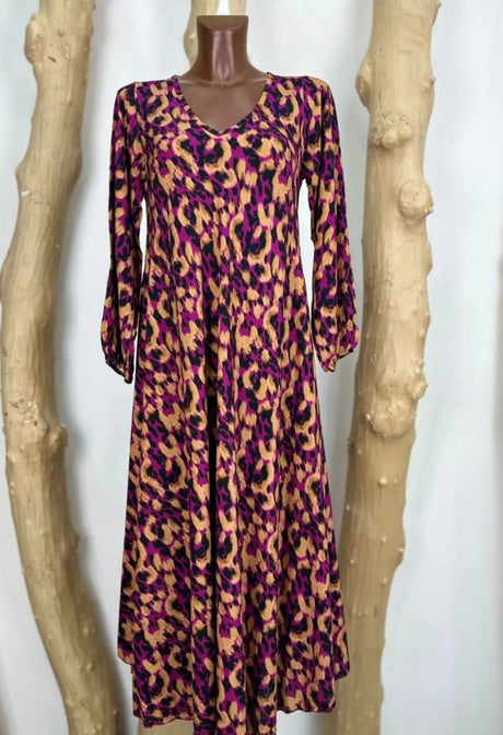 Vestido estampado - Dendago
