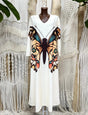 Vestido estampado mariposa - Dendago