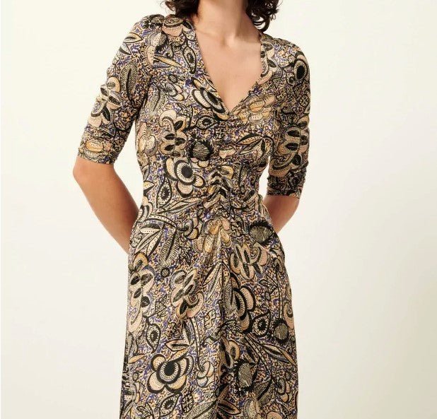 VESTIDO ESTAMPADO SESSUN NYLIA - Dendago