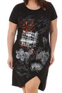 Vestido flor cobre - Dendago
