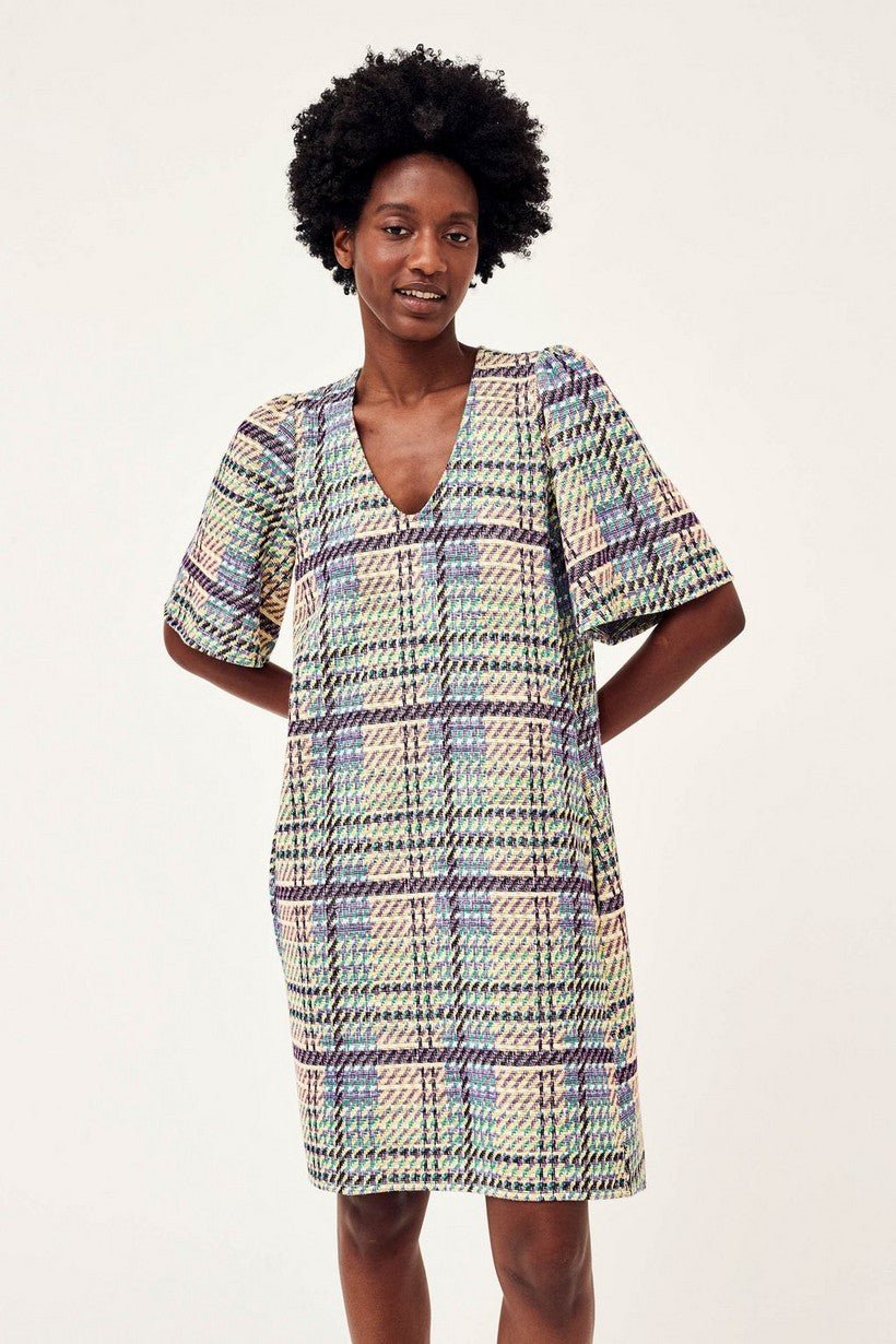 VESTIDO JACQUARD SELLA CKS - Dendago