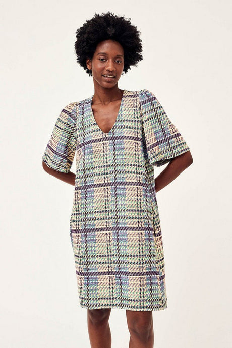 VESTIDO JACQUARD SELLA CKS - Dendago