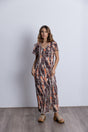 Vestido midi estampado Bmb&Co