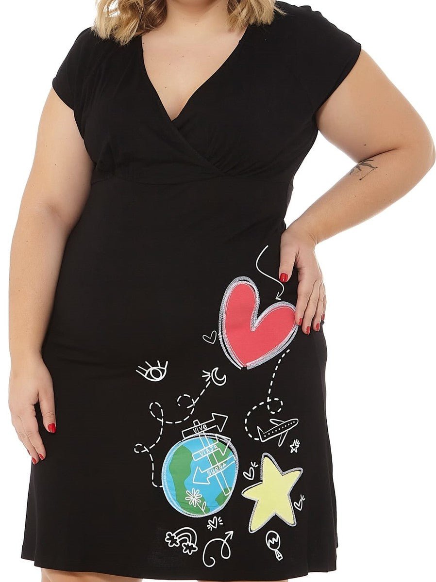 Vestido negro - Dendago