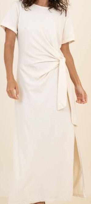 Vestido punto blanco - Dendago