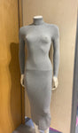 Vestido Punto en color Gris - Dendago