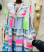 Vestido tira mao fluor - Dendago