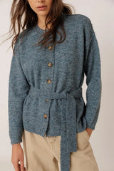 CHAQUETA AZUL NEPS CINTURÓN AJUSTABLE INDI&COLD