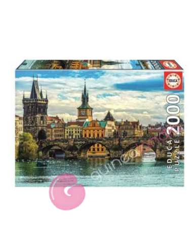Vistas de Praga Puzzle 2000 piezas - Educa - Dendago