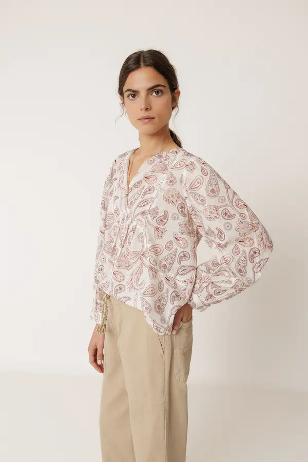 Blusa detalles vainicas Indi&Cold
