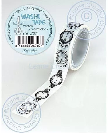 Washi tape RELOJ Y DESPERTADOR 1