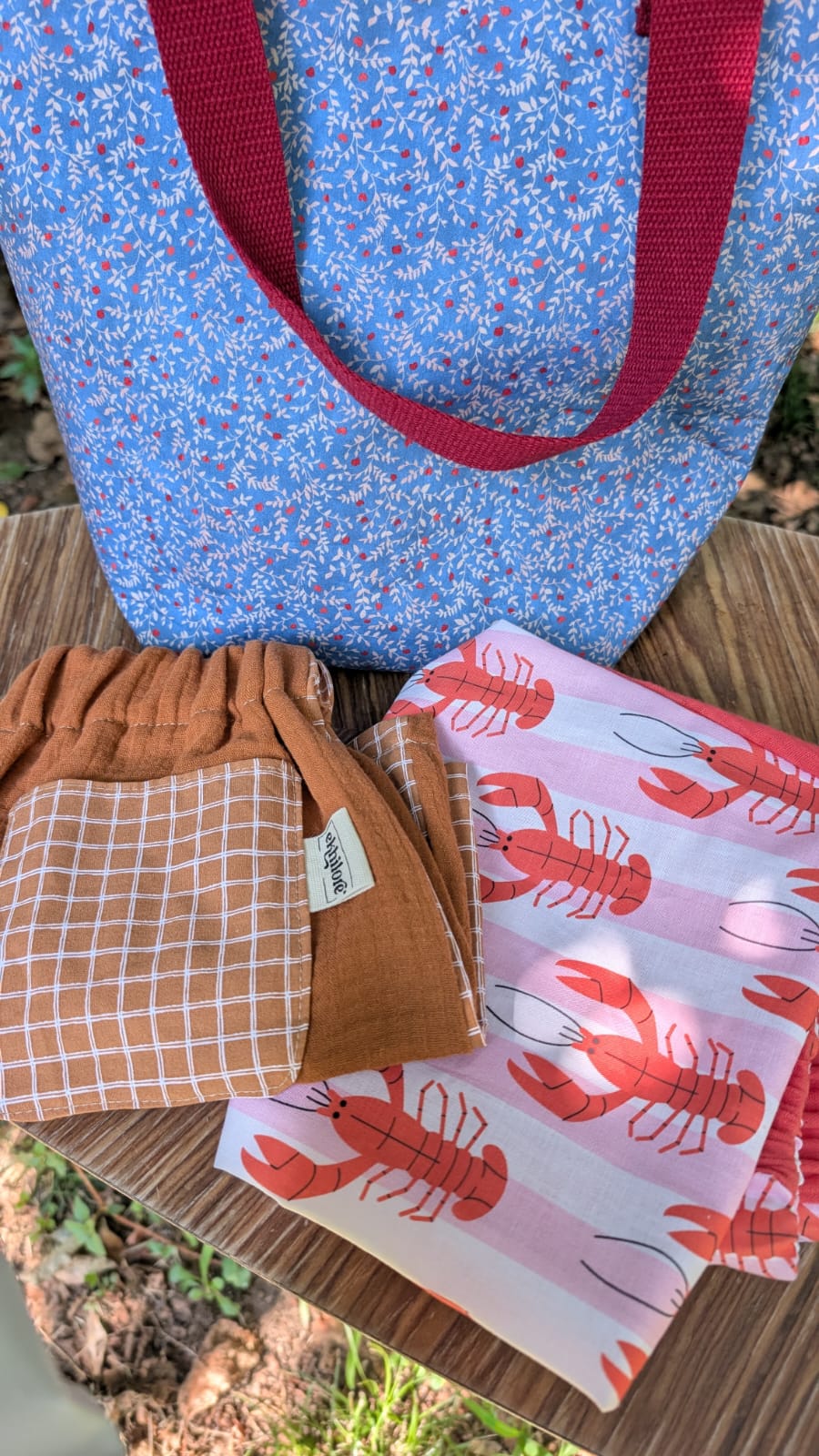 pantalón corto + largo+ bolsa neceser