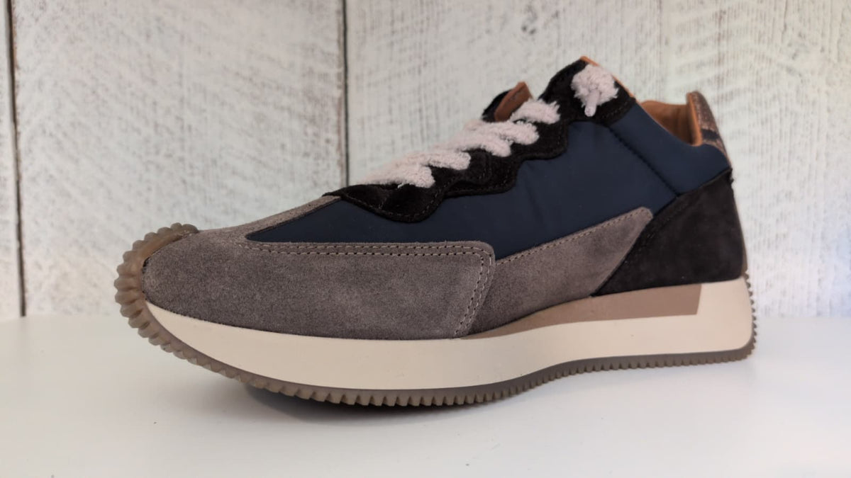 Zapatilla Azul Estrella Animal Print Cetti