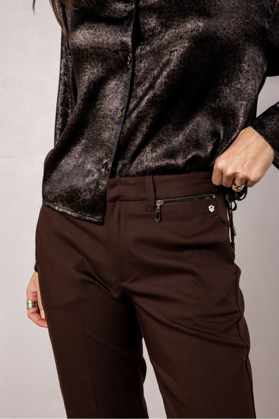 Pantalon willow polyneo chocolate torta Freeman T.Porter