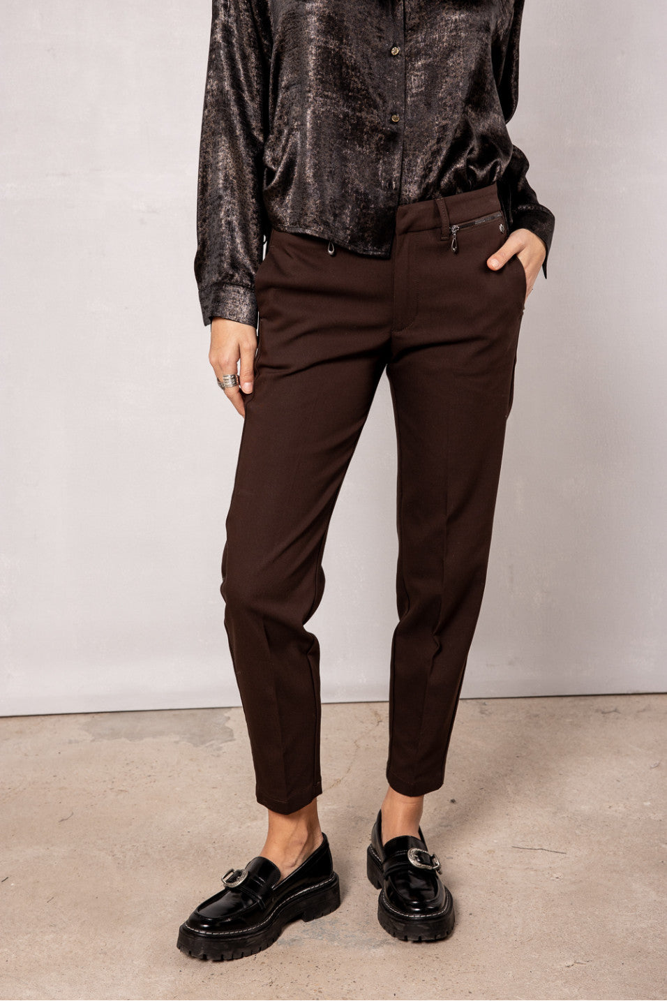 Pantalon willow polyneo chocolate torta Freeman T.Porter
