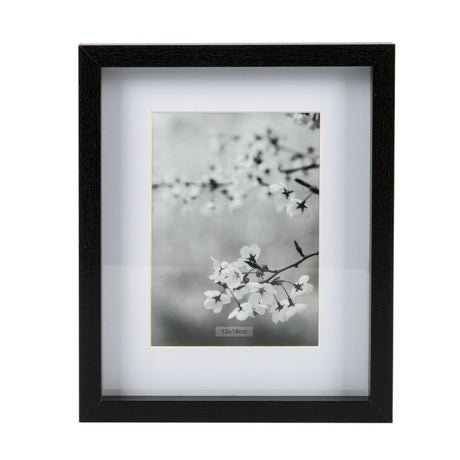 CUADRO PORTAFOTO 13X18 NEGRO